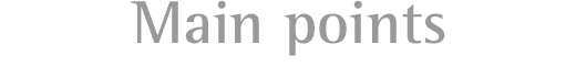 Main points